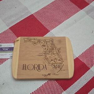 NWT Florida Bamboo Cutting Board 11x8 3/4